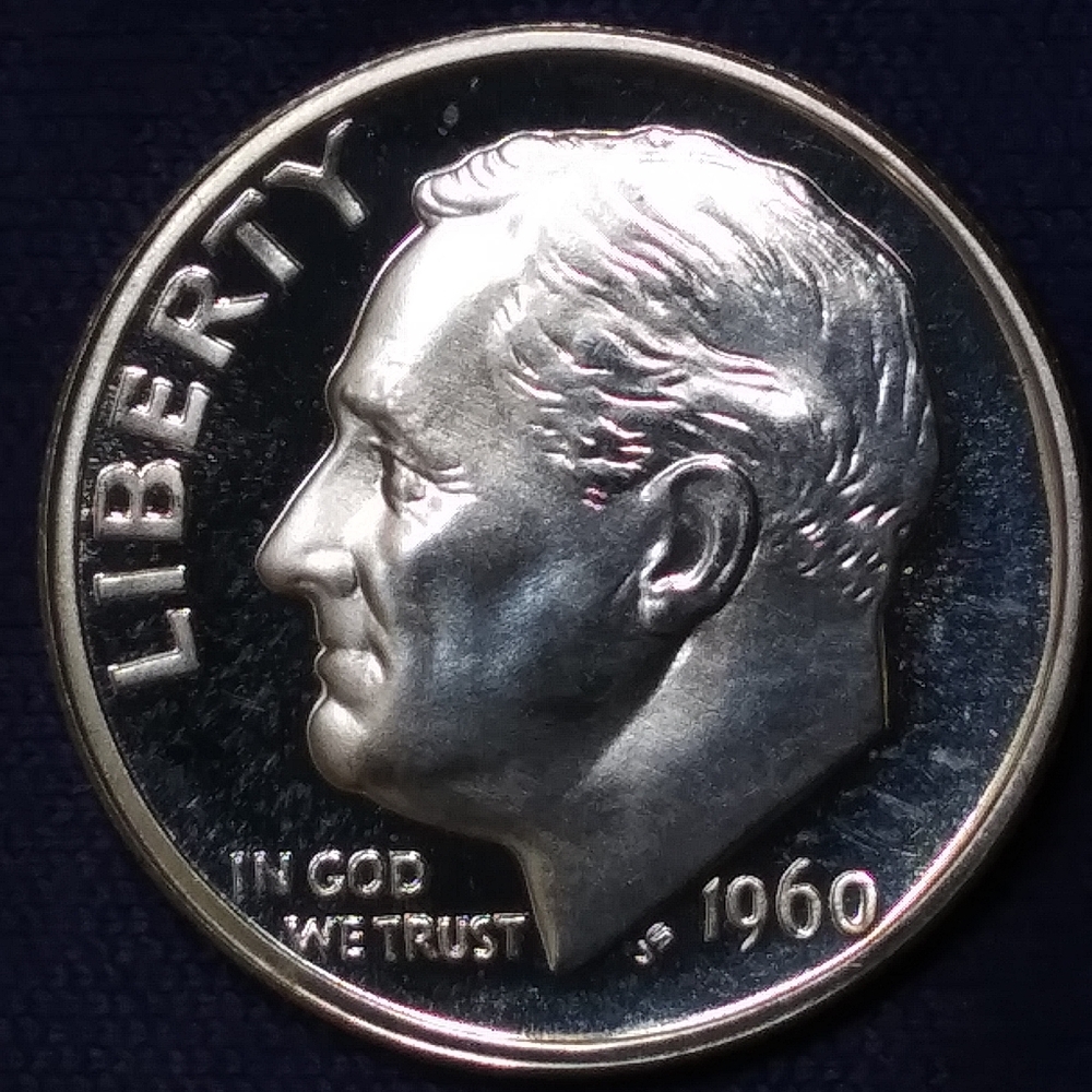 1960 Proof Dime